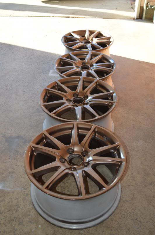 Duplicolor Bronze Ap2v1 Rims Diy S2ki Honda S2000 Forums - How To Paint Wheels With Dupli Color