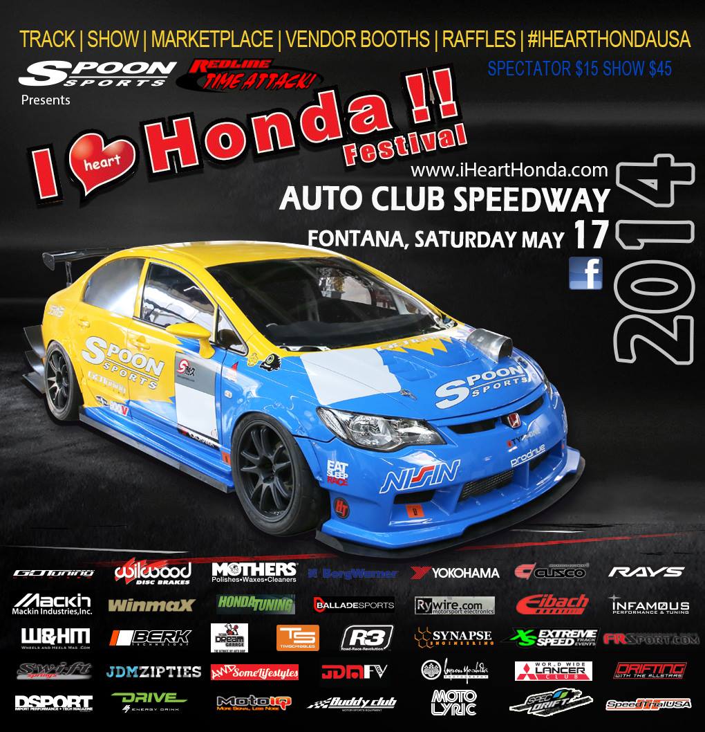 Don’t Miss the 1st Annual I Heart Honda Festival in the USA on Saturday, May 17, 2014!