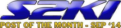 September Post of the Month Winner:  ralper