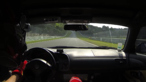 Honda S2000 racing on nurburgring