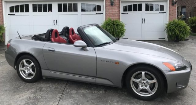 2001 Honda S2000 Front Side Top Down