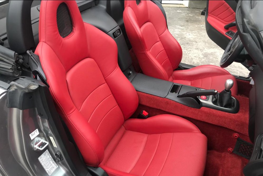 2001 Honda S2000 Red Interior