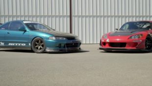 Driving Line Driver Battle Honda S2000 vs. Acura Integra