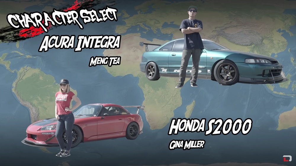 Driving Line Driver Battle Honda S2000 vs. Acura Integra